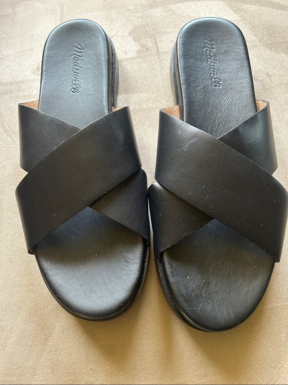 Madewell Louisa Crisscross Slides - Picture 2 of 4